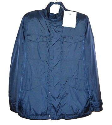 Geox Men s Blue Windproof Water Repellency Lightweight Jacket Size US 44 EU 54