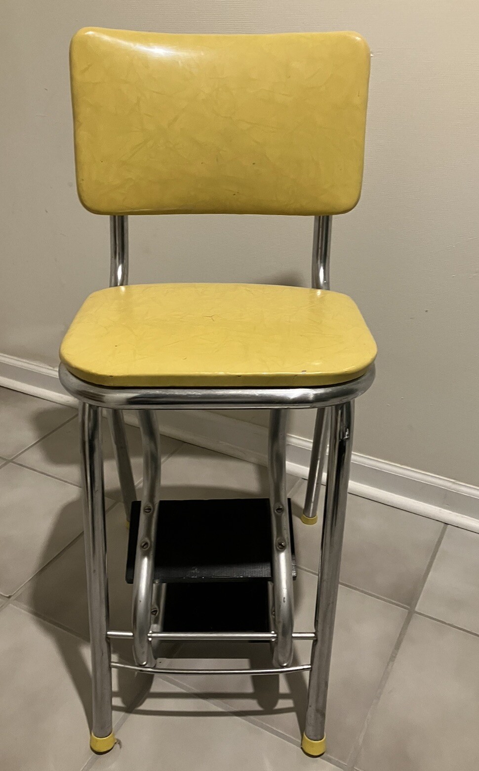 Vintage Kitchen Chair Stool Great Condition original step stool Small