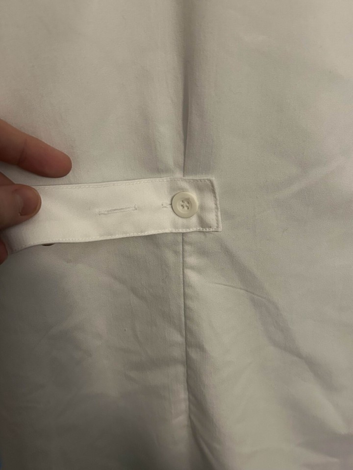 Grey's Anatomy Women's White Scrub Top Size 2XL w/ Pockets eBay