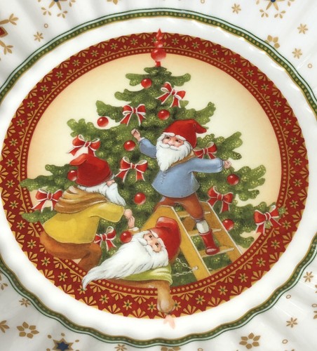 Nuovo Villeroy & Boch Toys Fantasy grande 9,75" bordo smerlato ciotola servizio pasticceria - Foto 3 di 6