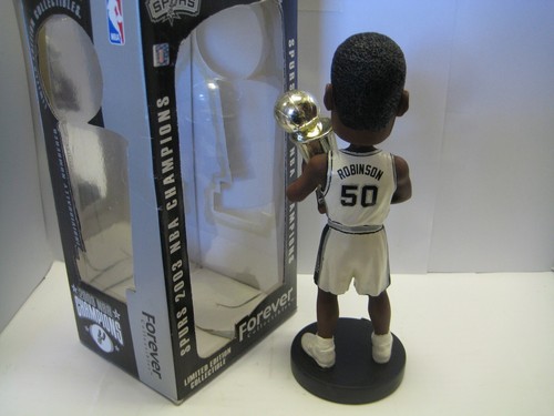 DAVID ROBINSON SPURS 2003 NBA CHAMPIONS FOREVER LIMITED BOBBLE HEAD FREE SHIP! - Picture 8 of 8