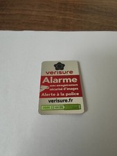 Autocollant dissuasif VERISURE alarme de porte 2,5x4cm NEUF & authentique🚨