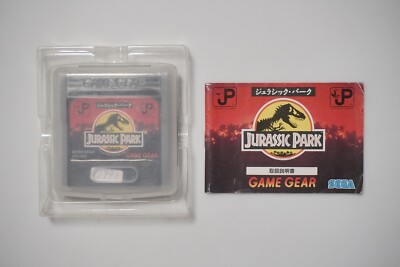 Sega Game Gear Jurassic Park boxed Japan GG game US Seller | eBay