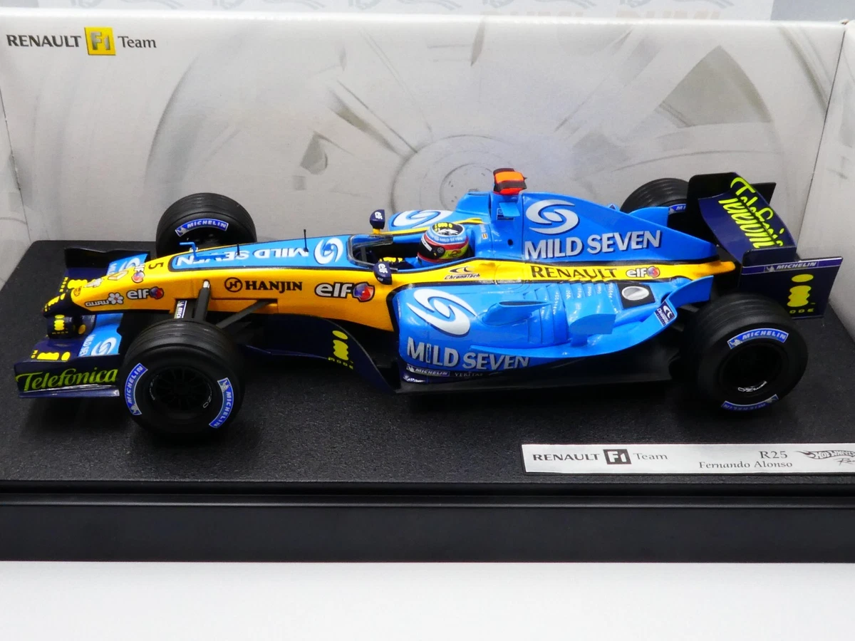 Hot Wheels Renault Fernando Alonso Diecast Formula 1 Cars for sale