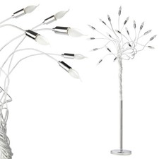 Stehleuchte SPRAY Chrome Aluminium Stehlampe Design 20 variable Arme NEU