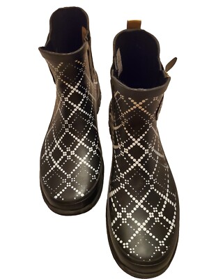 Bottes de Pluie Le Chameau Women Iris Chelsea Jersey Lined Noir