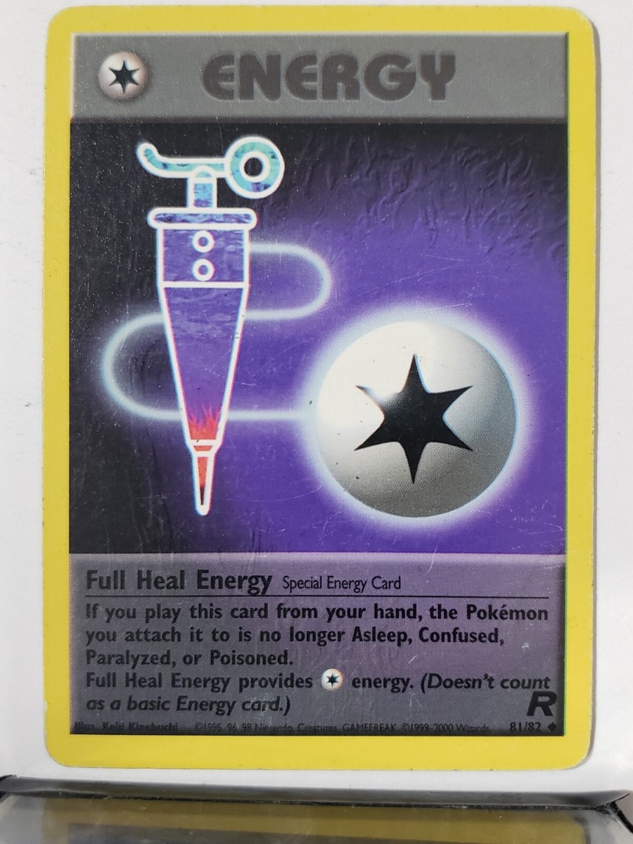 海外版　ポケモンカード Full Heal Energy Full Heal Energy 81/82 PL - Team Rocket Pokemon Card $2 Combined