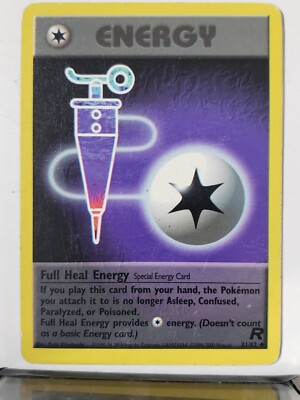 Full Heal Energy 81/82 PL - Team Rocket Pokemon Card $2 Combined Shipping