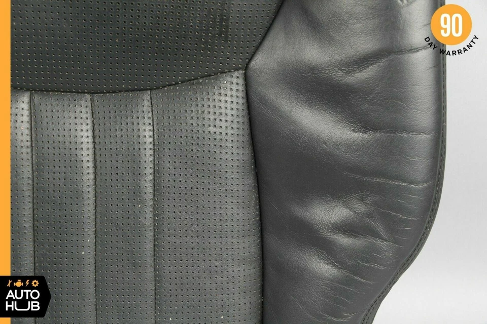 03-06 Cojín asiento inferior delantero izquierdo negro Mercedes W220 S55 S65 AMG fabricante de equipos originales Foto 4 de 4