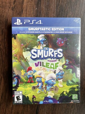 The Smurfs: Mission Vileaf: Smurftastic Edition - PlayStation 4 BRAND NEW SEALED