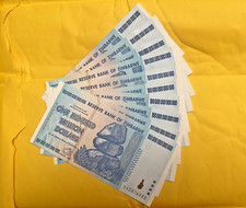 🇿🇼 ZIMBABWE 100 TRILLION DOLLAR AA/2008 P-91 LOT OF 20 UNC NOTES