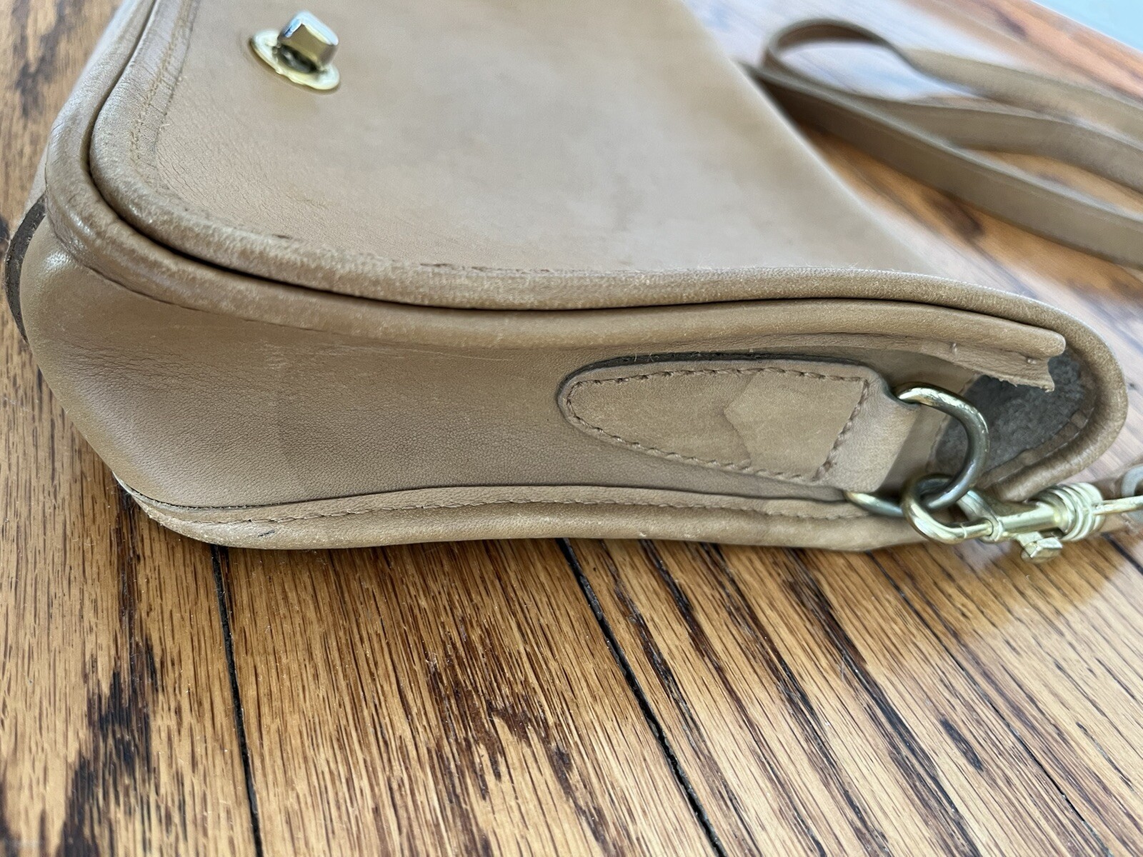 Hunt Club Crossbody Bag Genuine Leather / Beige eBay