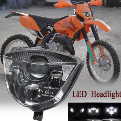 2005-2007 KTM 125 200 250 300 400 450 525 EXC EXCF LED Headlights