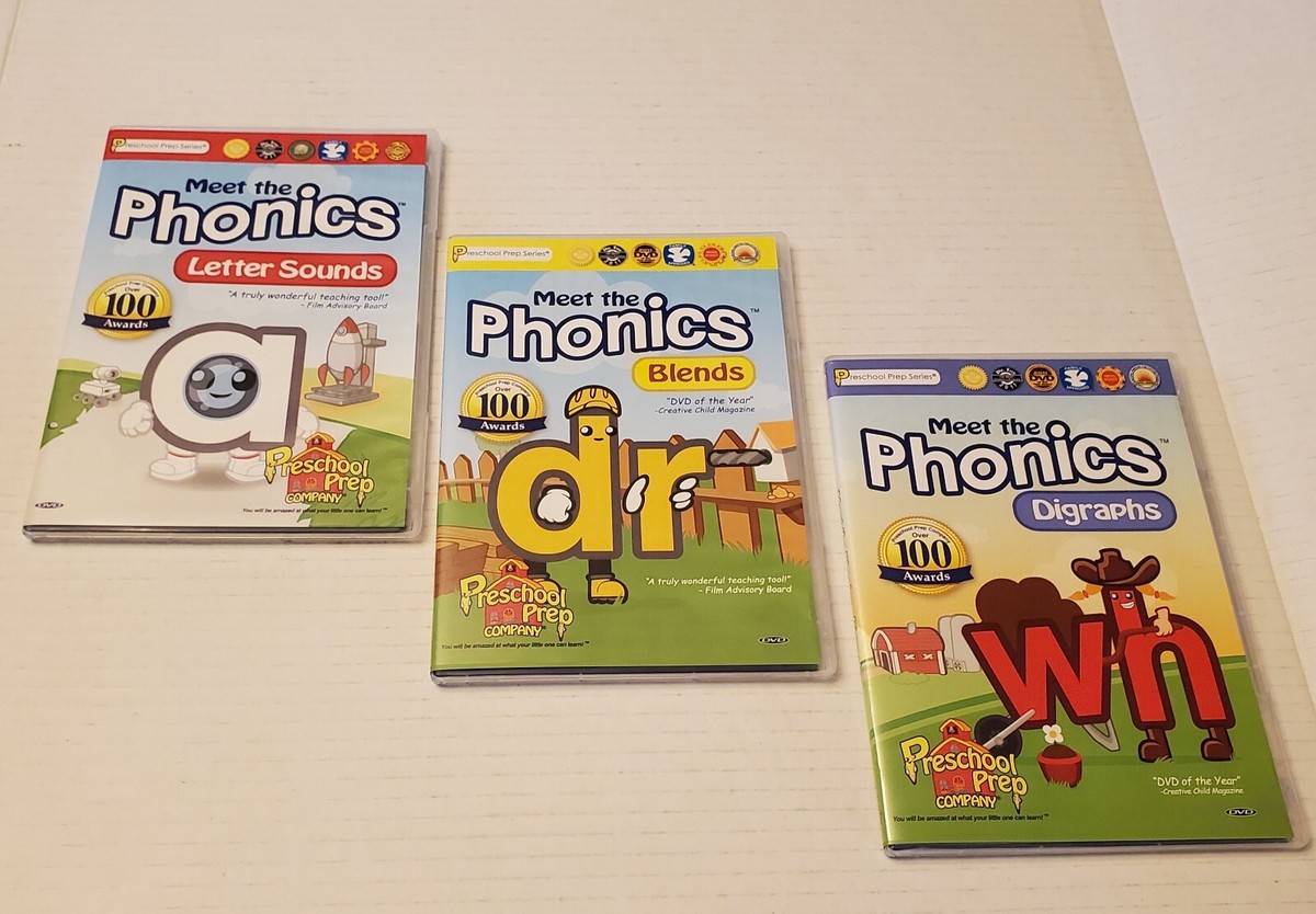 Preschool Prep Company Series: Phonics Pack DVD, , 3 Individually