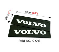 Volvo truck lorry PAIR RUBBER MUD FLAPS MUDFLAPS 650x200 EMBOSSED LOGO