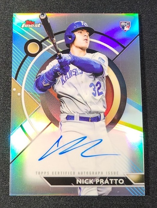 Nick Pratto 2023 Topps Finest ROOKIE AUTO Card #FA-NP Kansas City Royals RC