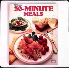 1984 30-MINUTE MEALS HPBOOKS SUSAN BROWN DRAUDT EXCELLENT CONDITION  B1783