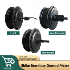 Brushless Geared Hub Motor 36V 48V 250W 350W 500W Electric Moutain Bicycle Motor