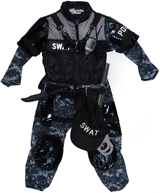 Boy's Police SWAT Team Costume 78 eBay
