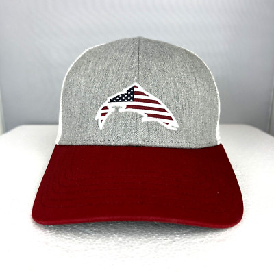 Simms Fishing USA Fish Trucker Hat Snapback Hat