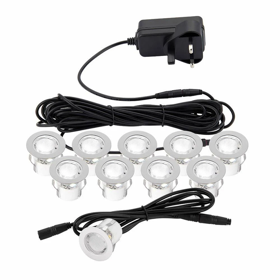 Recessed LED Decking Light Kit Outdoor Ground Lights for Garden,Pathway-IP44 - Image 2 of 2