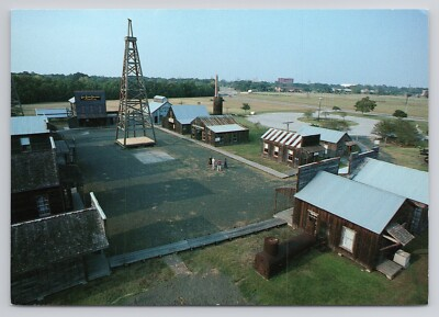 #ad Spindletop Gladys City Boomtown Museum Beaumont Texas Postcard $6.50