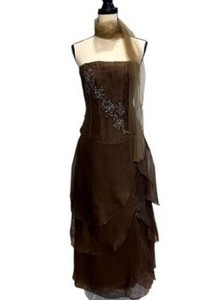silk scarf dress ebay Vintage 80s Ms Stellas Dress Belted Midi Secretary Shoulder Button Scarf