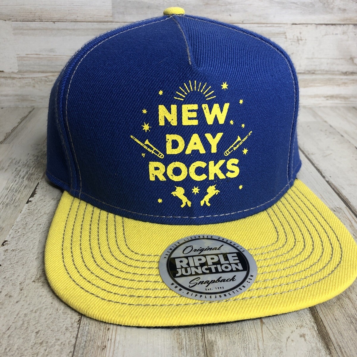 New Day Rocks Ripple Junction Snapback Hat WWE Big E Xavier Woods