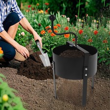 Mesh Rock Sand Dirt Sieve Rotary Soil Sifter Compost Sieve Durable Practical
