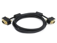 Monoprice 6360 6Ft Ultra Slim SVGA Super VGA 30/32AWG M/M Monitor Cable - Qty 3