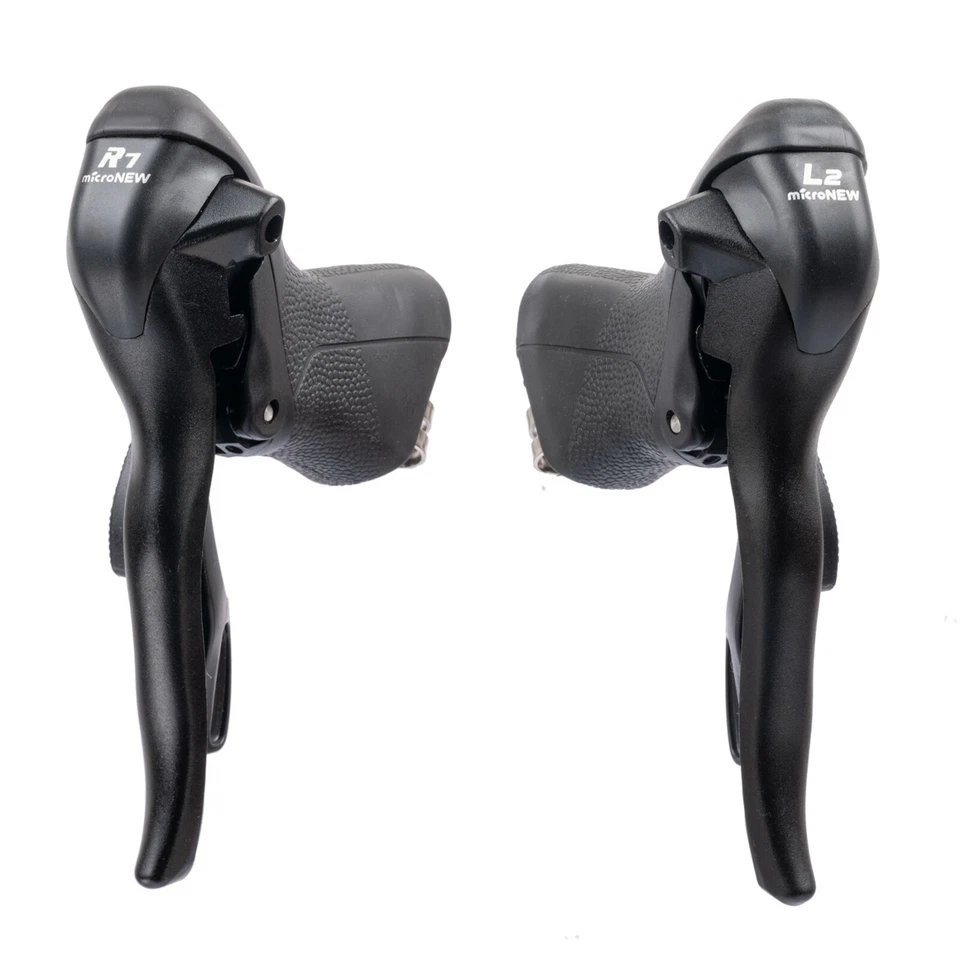 Cambio Freno 7 8 9 10 Velocità Cambio Leva Doppio Comando Con Shiamano MTB Bici - Immagine 2 di 4