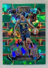 2024 Panini Select WNBA Erica Wheeler Indiana Fever Green Prizm Concourse No 19