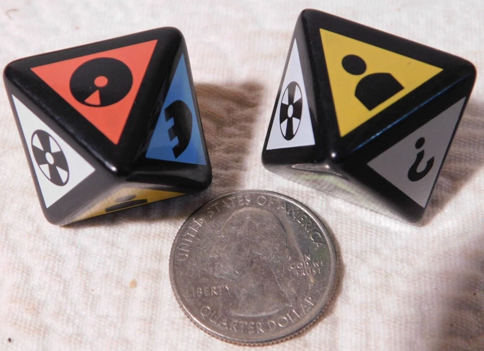 4 Harry Potter Scene It? 1st & 2nd DICE Board Game Replacement Parts lot - Image 3 of 4