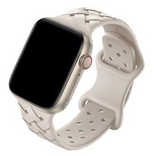 Sport Braided Silicone Watch Band Strap For Apple Watch iWatch Ultra2 10 9 8 7SE