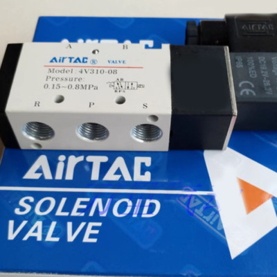 New AirTAC 4M310-08 DC12V DC24V AC110V AC220V Solenoid Valve Unit