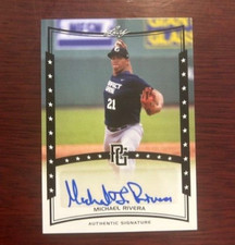 2014 Leaf Perfect Game MICHAEL RIVERA Certified Autographed Card