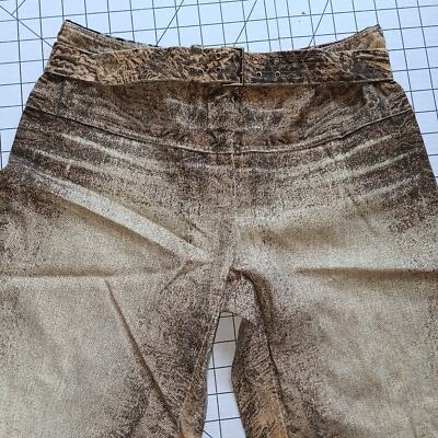 Roberto Cavalli Vintage Y2K Varied Brown Animal Print Denim Jeans