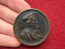 RARE 1731 British KING RICHARD III (ENGLISH MONARCH SERIES) JEAN DASSIER Medal