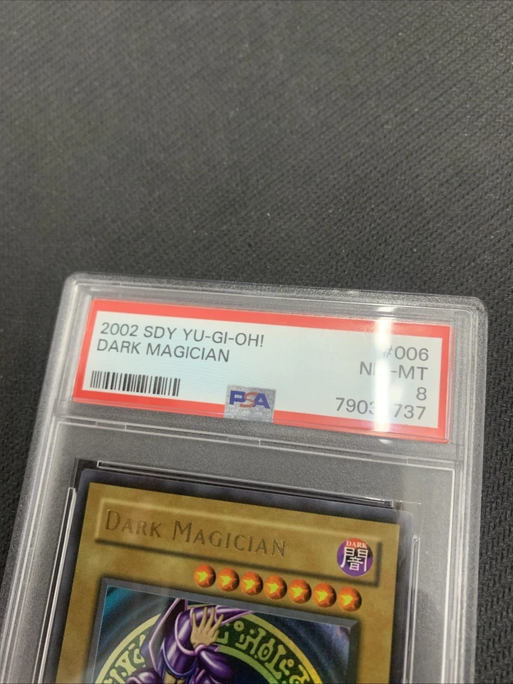 2002 Yu-Gi-Oh! Dark Magician SDY #006 PSA 8 NM-MT - Image 4 of 4
