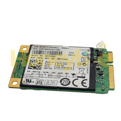 DELL SAMSUNG 256GB MINI PCI-E SSD SOLID STATE DRIVE MZ-MPC256D MTT20 TESTED