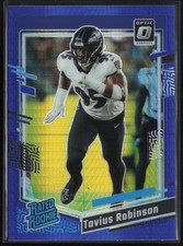 Rookie 2023 Donruss Optic #208 Tavius Robinson Blue Hyper
