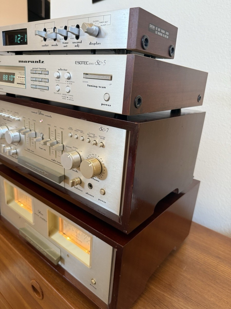 Marantz SM-7 Stereo Power Amp, SC7 Control Console, ST 5 Tuner, AT