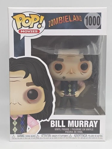 FUNKO Pop MOVIES ZOMBIELAND BILL MURRAY #1000 Vinyl VAULTED w/ Protector
