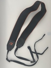 Sony Alpha Adjustable Neck/Shoulder Camera Strap Black/Red For Sony Alpha