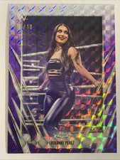 2026 Roxanne Perez Topps Chrome WWE X-Fractor Parallel Purple /10