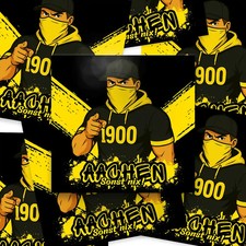 100x Aachen Aufkleber/ Sticker/ Fußball Fanartikel/ 10,5x10,5cm/ PVC/ wetterfest