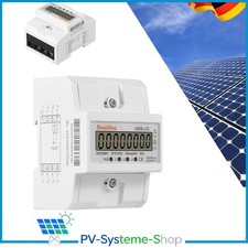 LCD Drehstromz&auml;hler Stromz&auml;hler 3 Phasen 4 Draht 80A Geeicht F&uuml;r Din Hutschiene