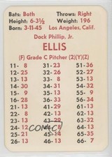 1973 APBA Baseball 1972 Season Dock Ellis 0n2