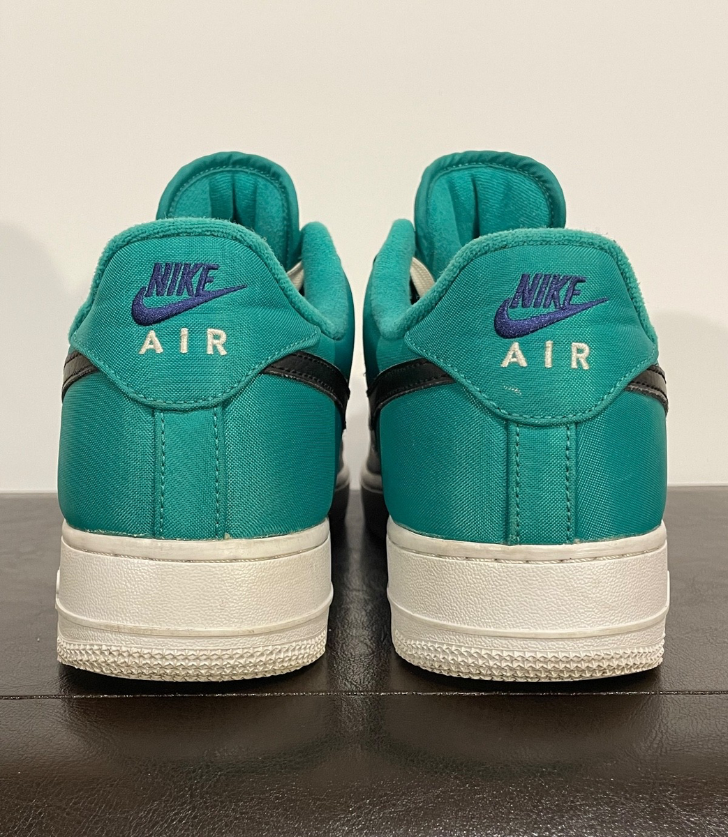 NIKE MENS SIZE 11.5 SHOES AIR FORCE 1 LOW MINI SWOOSH NEPTUNE GREEN 823511-002 NIKE MENS SIZE 11.5 SHOES AIR FORCE 1 LOW MINI SWOOSH  main image 3