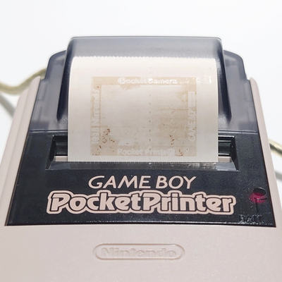 Nintendo Gameboy Pocket Printer Pocket Camera Clear Purple w/Cable